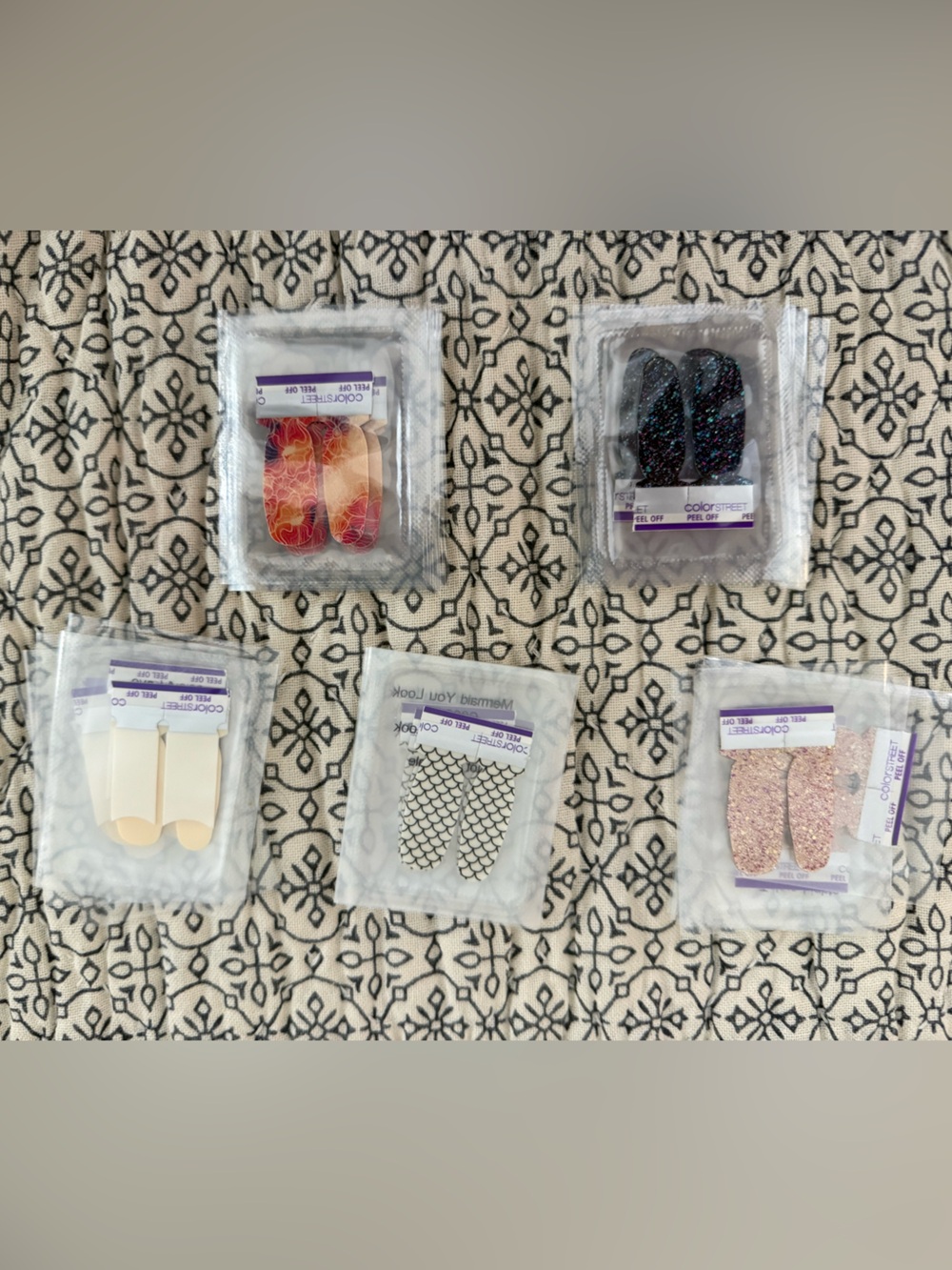 Set of 25 Color Street twosies- 5 Mixed sets